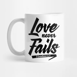 Love Never Fails Mug